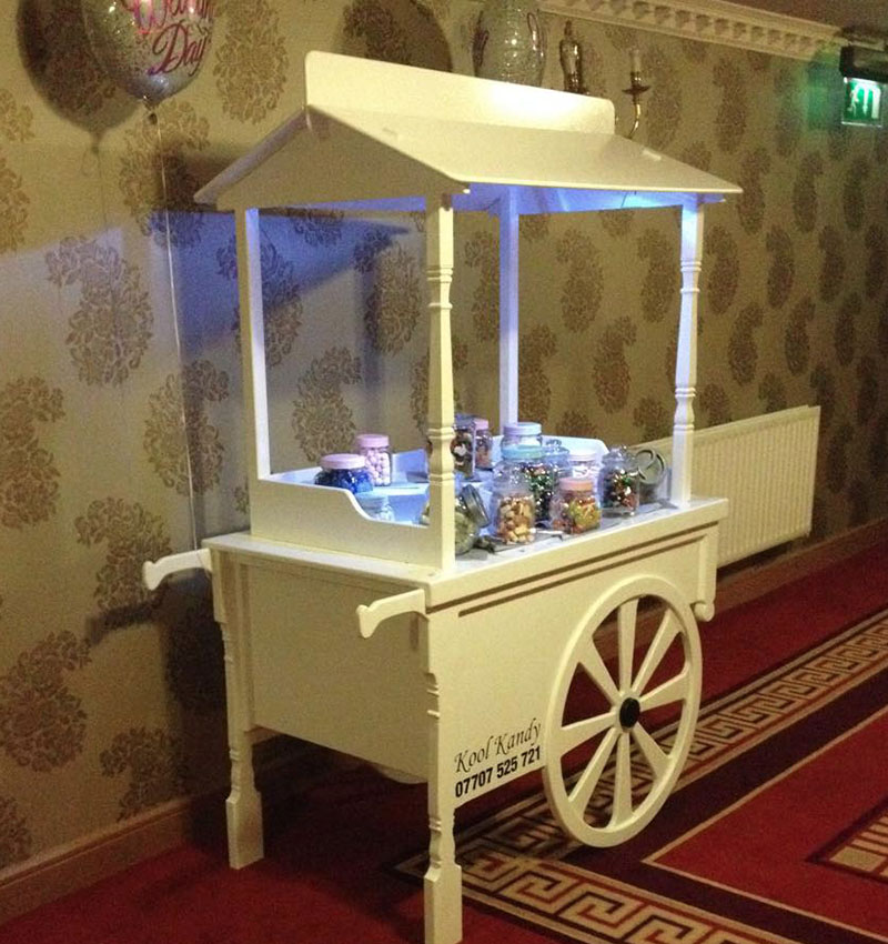 wedding candy cart hire